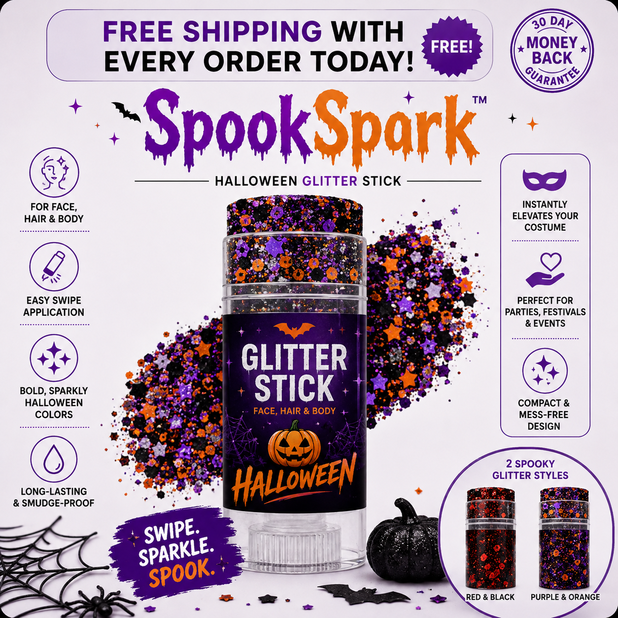 SpookSpark™ Halloween Glitter Stick